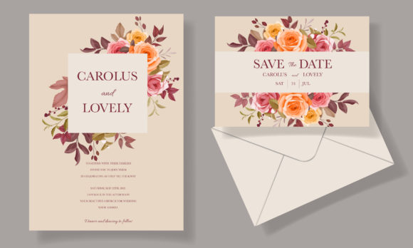 Download Luxury Wedding Card Floral Template - Template Collection