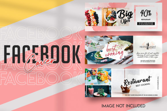 Download Food Banner Facebook Template Set - Template Collection