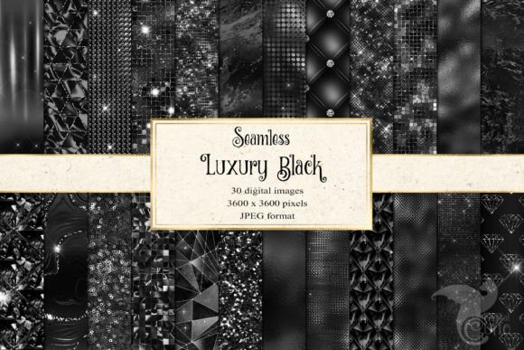 Download Luxury Black Digital Paper - Luxury Collection
