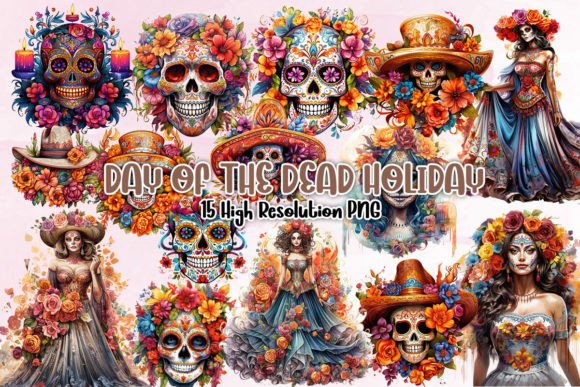 Download Day of the Dead Holiday Sublimation - Holiday Collection