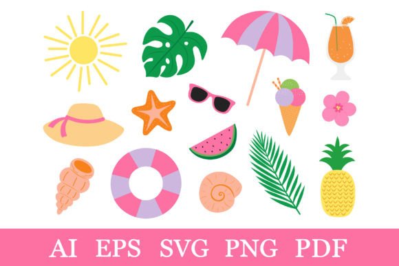 Download Summer SVG. Beach Holiday Sublimation - Holiday Collection