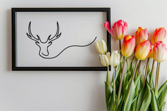 Download Continuous Line Art Drawing of Head Deer - Drawing Collection