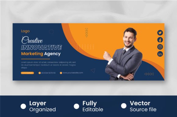 Download Modern Business Cover for Facebook Template - Template Collection