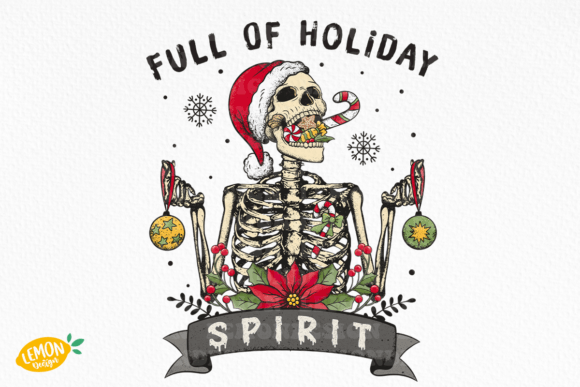 Download Skeleton Christmas Holiday Sublimation - Holiday Collection