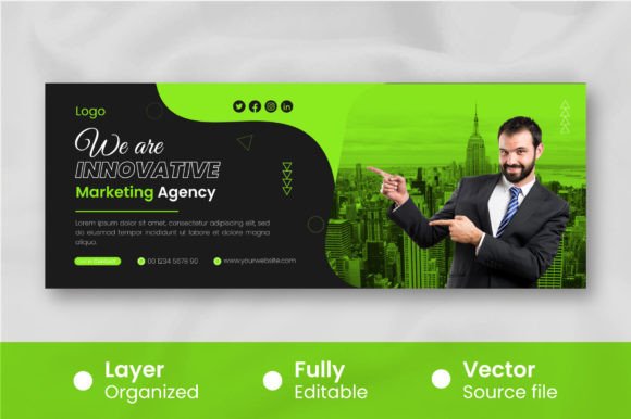 Download Modern Business Cover for Facebook Template - Template Collection