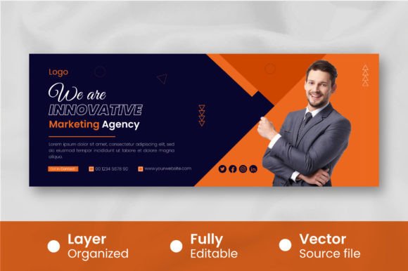 Download Modern Business Cover for Facebook Template - Template Collection