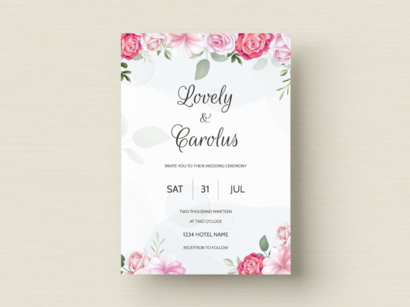 Download Luxury Wedding Card Floral Template - Template Collection