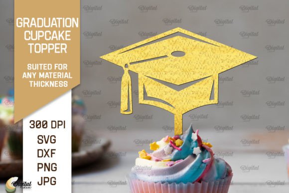 Download Graduation Cake Topper Laser Cut - Premium Resources