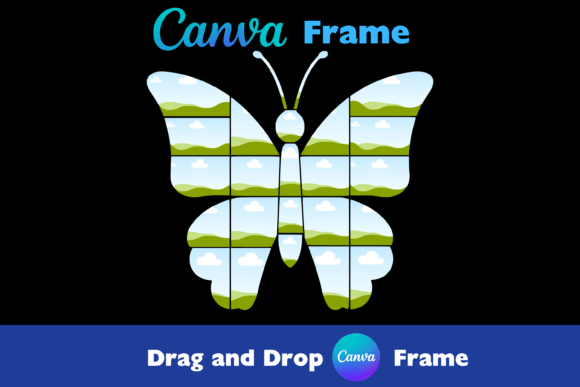 Download Butterfly Canva Collage Photo Template - Template Collection