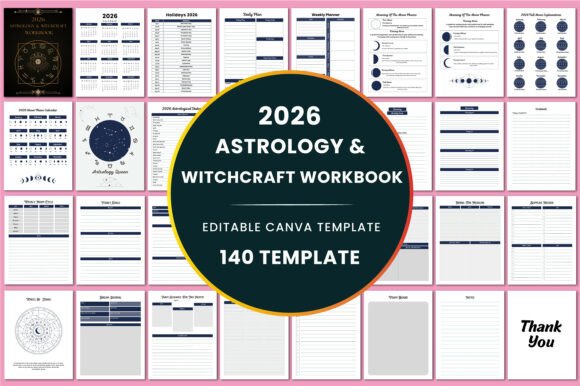 Download 2026 Astrology &amp; Witchcraft Workbook - Craft Collection